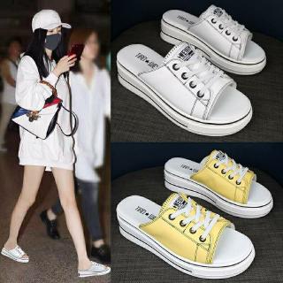 converse white thick sole