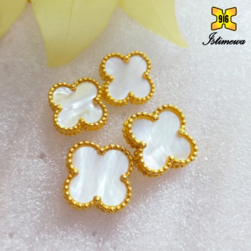ISTIMEWA 916 Stylish Gold Earrings* Anting-Anting Bergaya Emas 916