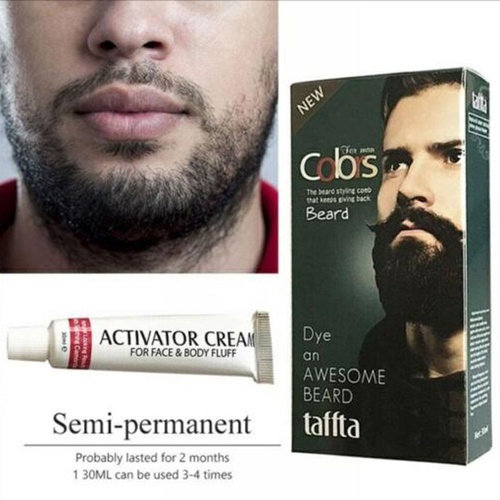 12 12 Limit Time New Beard Moustache Temporary Hair Color Wax
