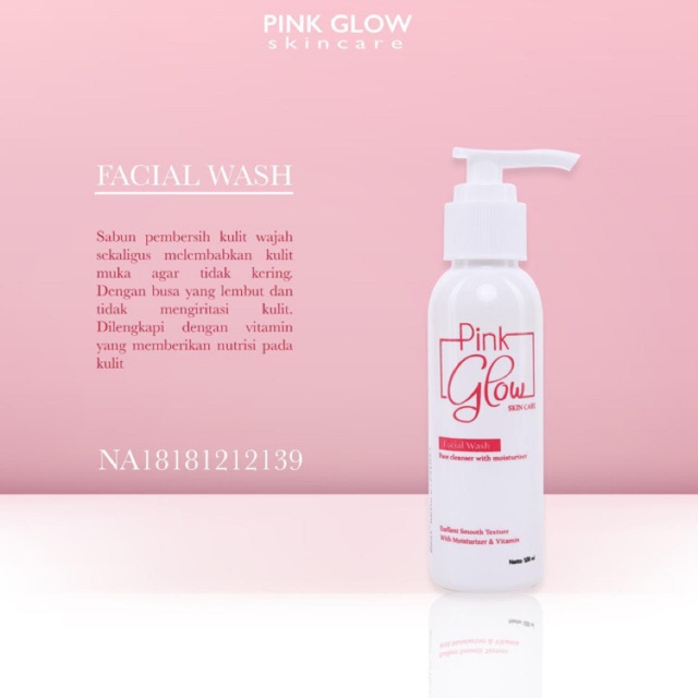 pink glow skincare