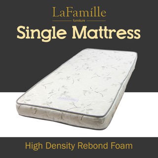 Yi Success Quality Rebond Foam Single Mattress Qt 3 X 4 Damask Fabric Tilam Bujang 4inch Tilam 10cm Tinggi Tilam Shopee Malaysia