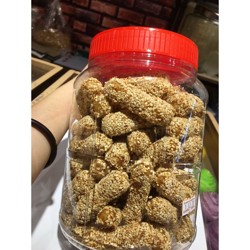 Freshly Baked White Sesame Crispy Biscuit麻荖麻米荖crispy 白麻粩米粩麻枣麻通 Shopee Malaysia