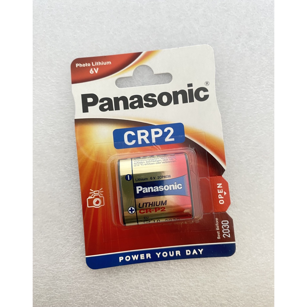 ORIGINAL Panasonic CRP2 Photo Power Lithium Battery 6V 1400mAh CRP2