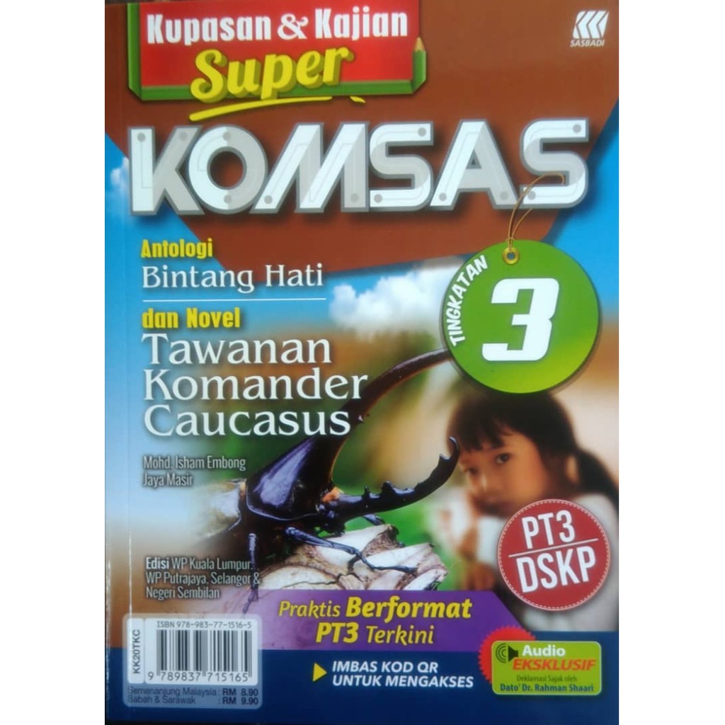 Komsas Antologi Bintang Hati Dan Novel Tawanan Komander Caucasus Tingkatan 3 Edisi Kl Putrajaya Selangor N Sembilan Shopee Malaysia