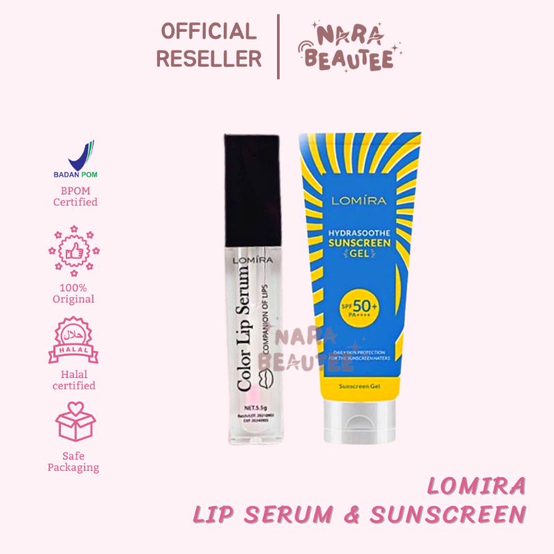 Lomira COLOR LIP ORIGINAL BPOM SERUM / SUNSCREEN GEL LOMIRA BPOM