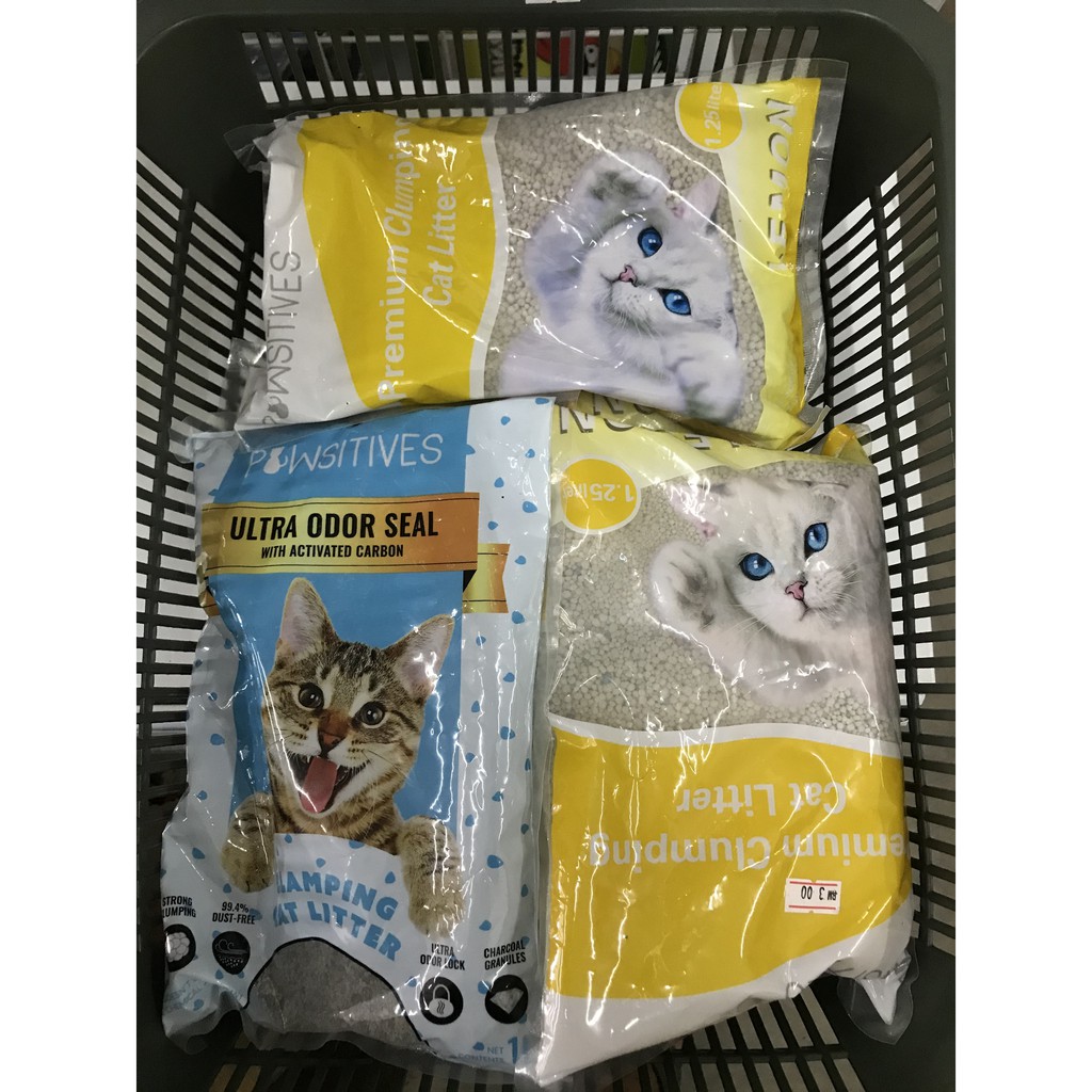 READY STOCK!! Premium Cat Litter Pasir Kucing Tahan Bau 1L u0026 1.25L 