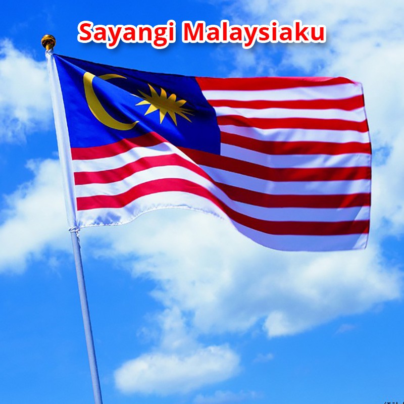 Malaysia FLAG malaysian Banner 3*5FT//90*150cm Hanging KualaLumpur wall sticker