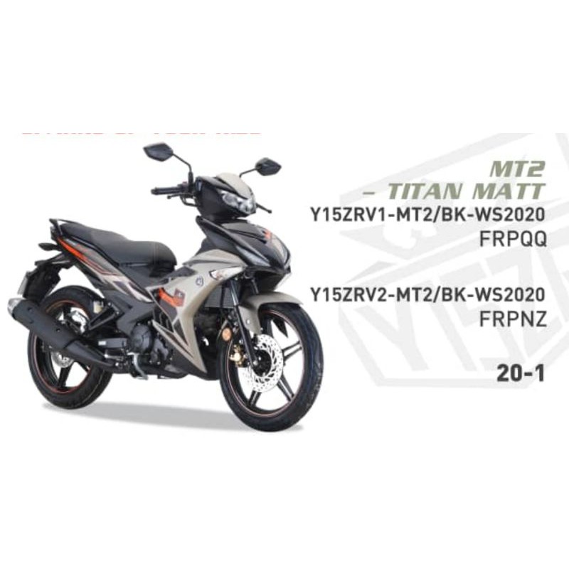 2021 malaysia v2 y15 price Yamaha y15