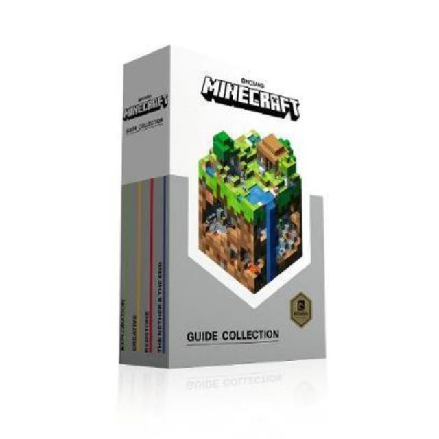 Minecraft 4 Books Guide To Exploration Guide To Creative Guide To Redstone The Guide To The Nether And The End Shopee Malaysia