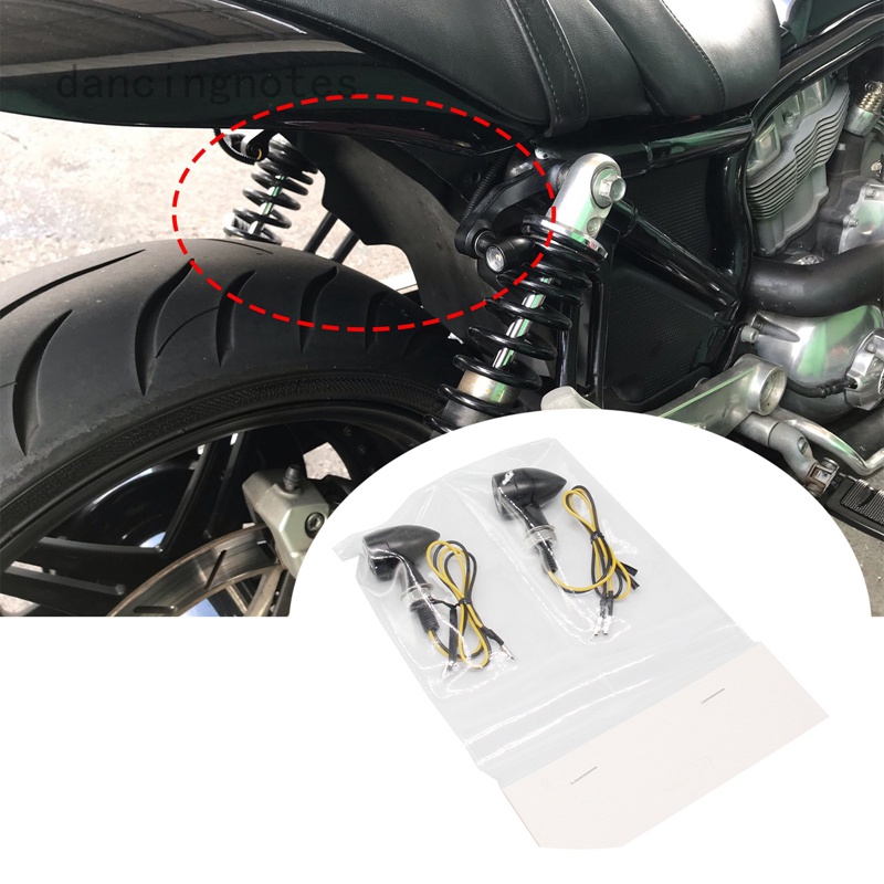 DYNAFIT 4xMotorcycle Bullet Turn Signal Indicator Lamp fit forHarley Dirt Bike Yamaha ym 