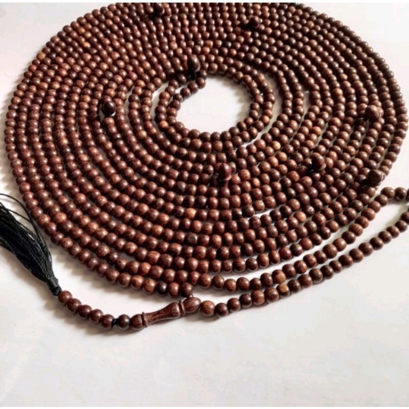 KAYU Original 7mm tasbih asem 1000pcs tasbih 1000pcs tasbih Wood 7mm