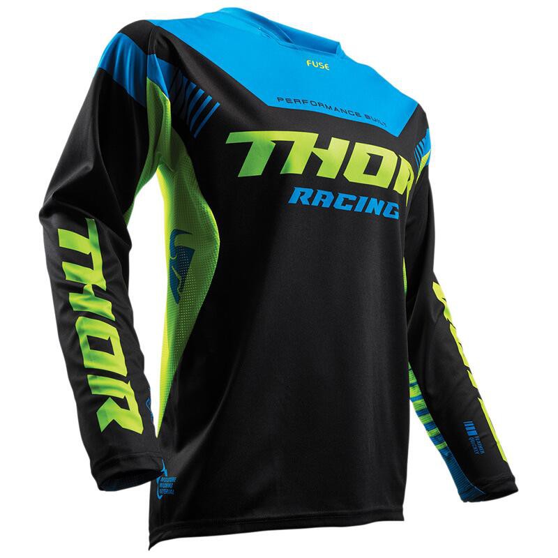 THOR Jersey motocross Racing biker Wear Bicycle Long Sleeves Polyester ...