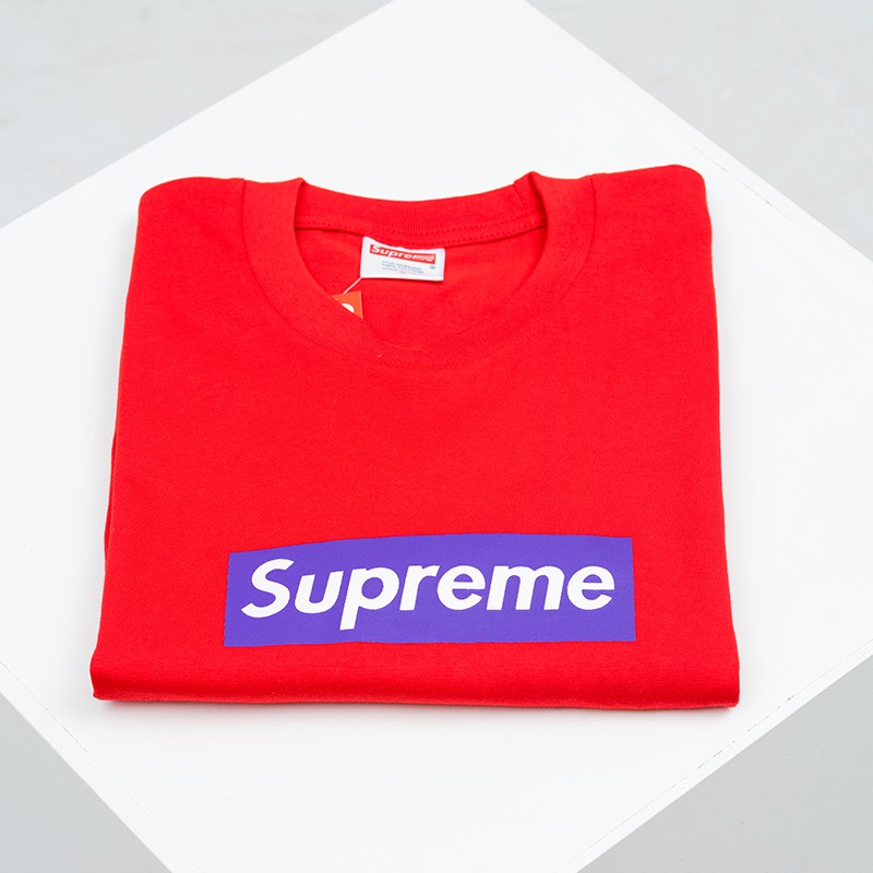 purple on red box logo