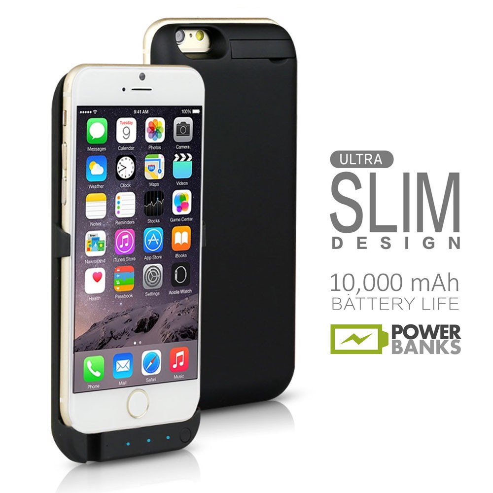 Mah Battery Power Case External For Iphone 6 6s Plus 7 7plus Battery Case Shopee Malaysia