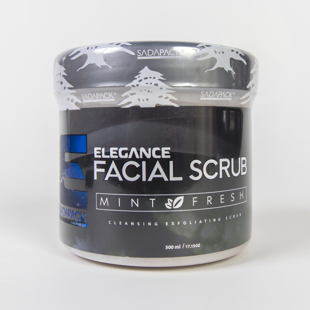 Elegance Facial Scrub Mint Fresh Cleansing Exfoliating Scrub (500ml