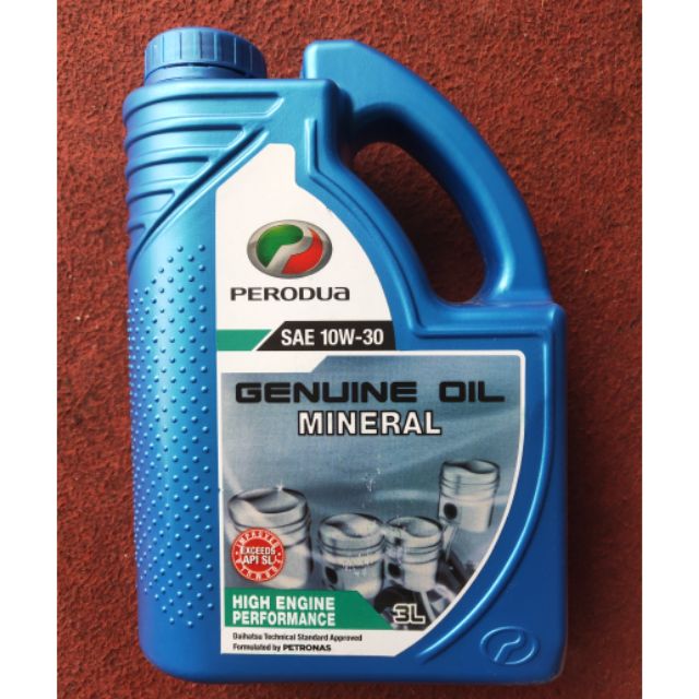 Perodua Genuine 10w30 Engine Oil 3l BeeCost