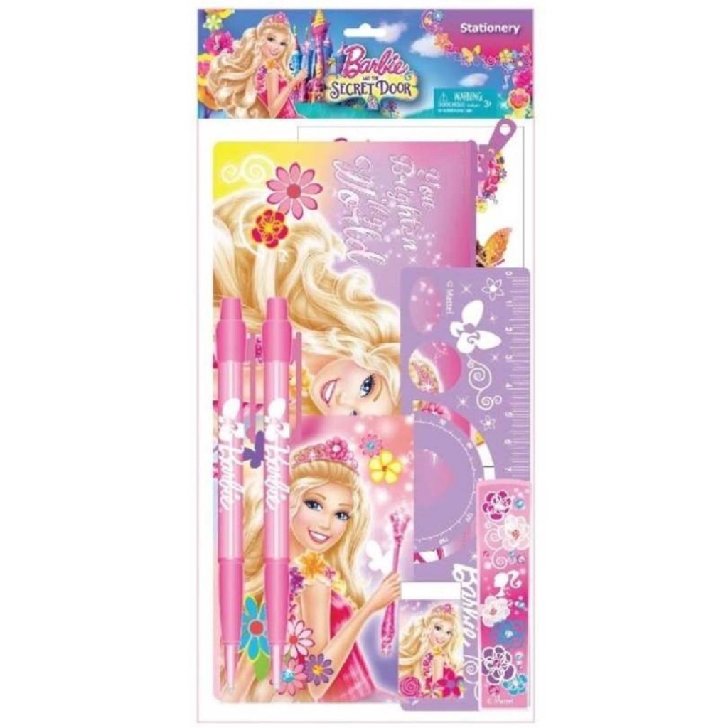 barbie stationery set