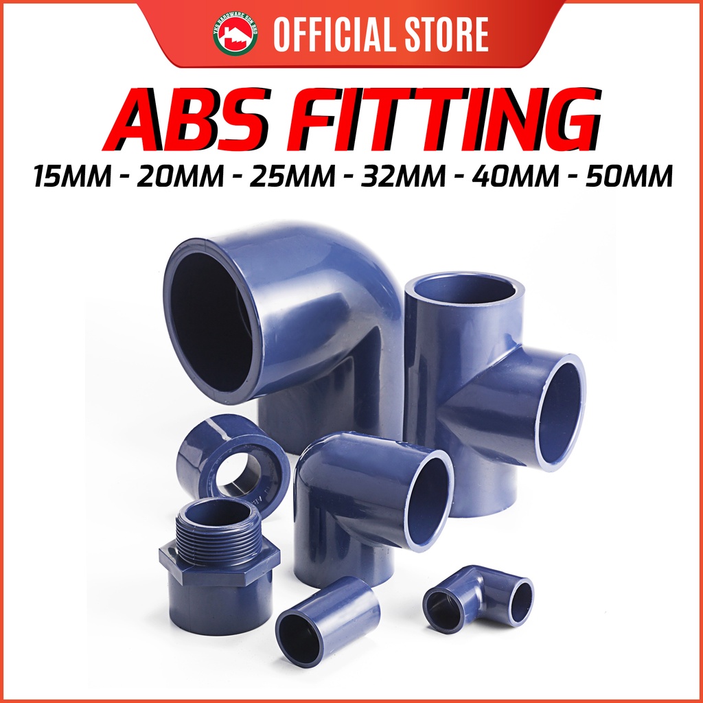 Abs Fitting Connector Joint Pipe Fittings System Plumbing Shopee Malaysia