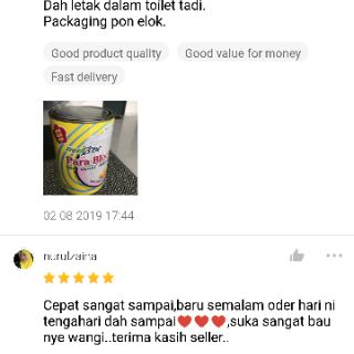 Para deodorant block  ubat gegat 1KG  Shopee Malaysia