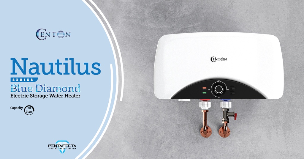 CENTON Multipoint Storage Water Heater Nautilus Series (20 Liters