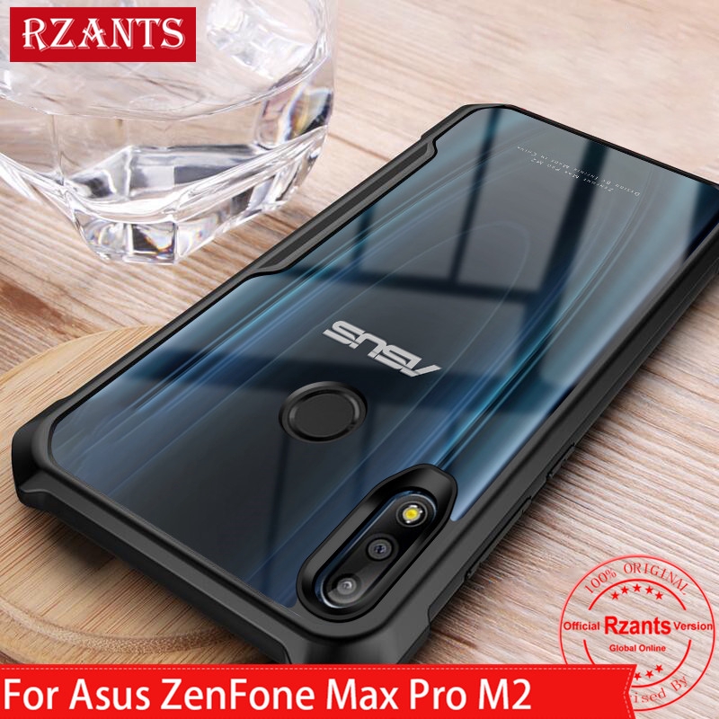 For Asus Zenfone Max Pro M2 M1 Case Transparent Back Four Corner Shockproof Cover Shopee Malaysia