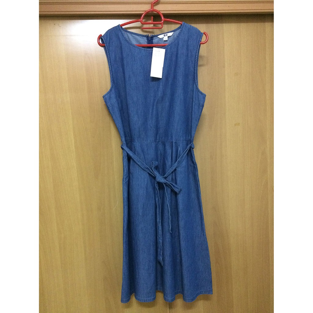 uniqlo denim dress