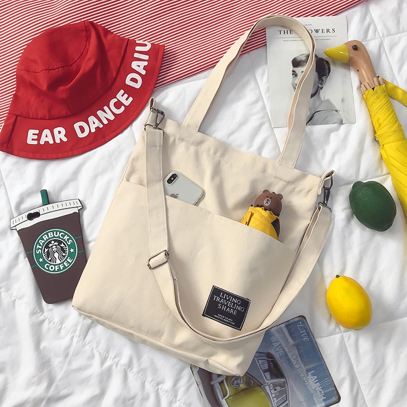 tote bag korea shopee