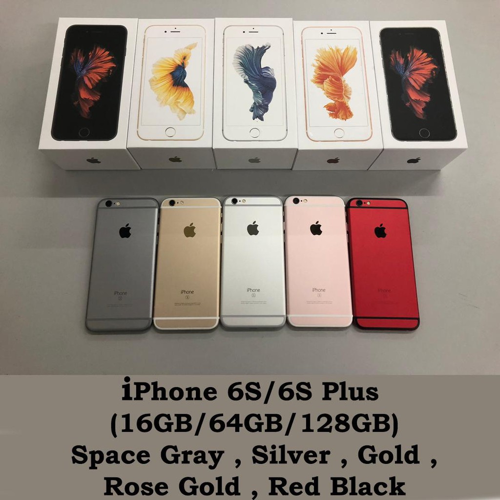 Scv Original Refurbished Iphone 6s 64gb 128gb Full Set New Set Shopee Malaysia