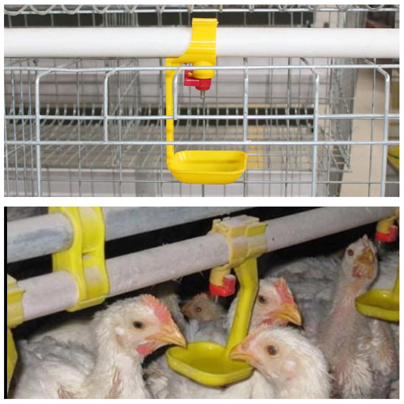 Multi Durable 10Pcs poultry chicken hanging duck drinking water nipple drinker feeder cup support wholesale Must Vers... - Image 5