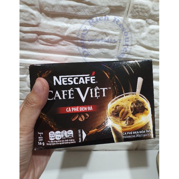 Nescafe Cafe Viet Ca Phe Den Da Vietnamese Coffee (15 packs x 16g) Shopee Malaysia