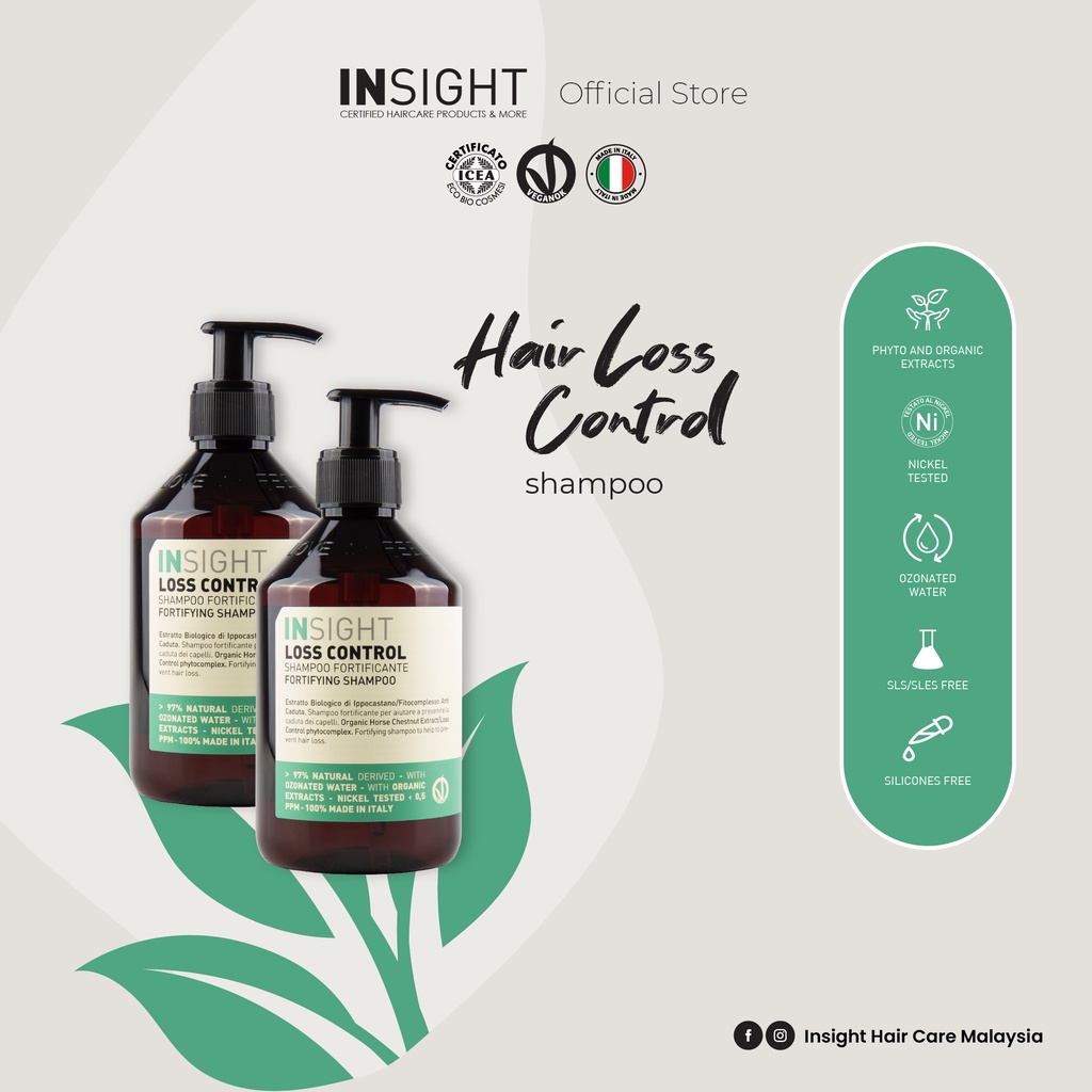 Insight Hair Loss Control Fortifying Hair Shampoo (400ml/900ml ...