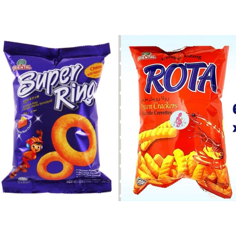 Oriental Super Ring Rota 60gm Big Snack Makanan Ringan Shopee Malaysia