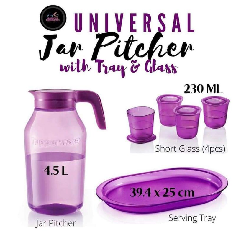 TUPPERWARE UNIVERSAL JAR PITCHER SET