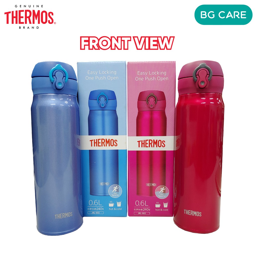 Original Thermos 0 6l Jnl 602 Jnl Series Ultra Light Weight Executive Vacuum Flask Thermal Cold Hot Bpa Free Stainless Shopee Malaysia