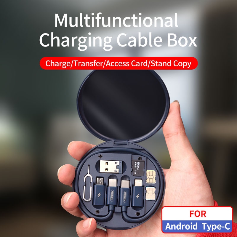 Quality Must 5 1 60w Fast Charging Cables Type-C Mobile Phone Data Cable USB Charger Set Storage Box Suitable Xiaomi ... - Image 3