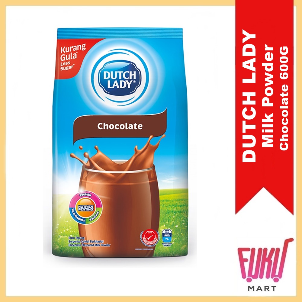 (Ready Stock) Dutch Lady Chocolate Drink Milk Powder 600G Family Milk