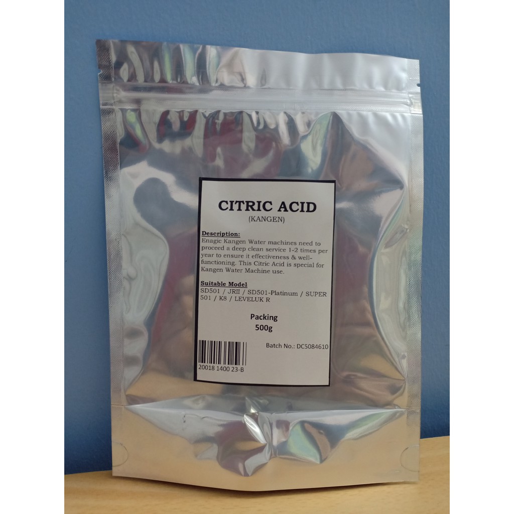 citric acid kangen water