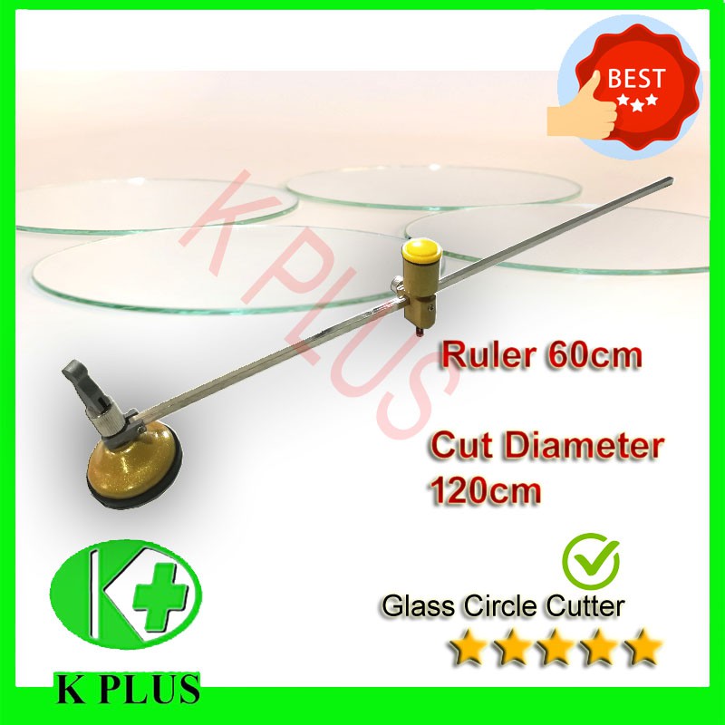 Circular glass cutter circle cutter glass 120cm potong kaca bulat