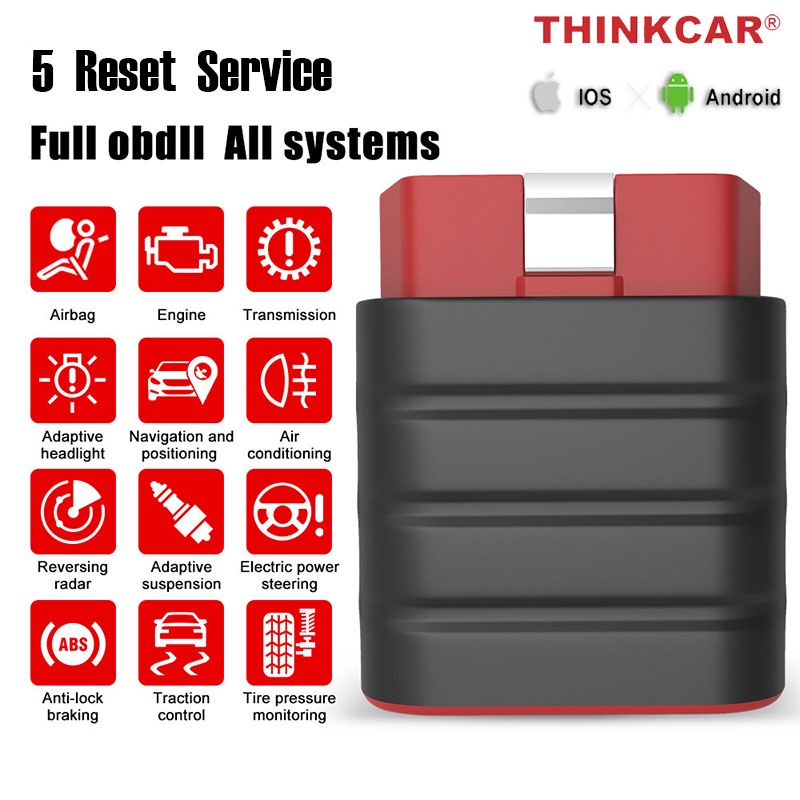 Thinkcar Thinkdriver OBD2 Scanner Automotive Professional Full System Bluetooth OBDII Car