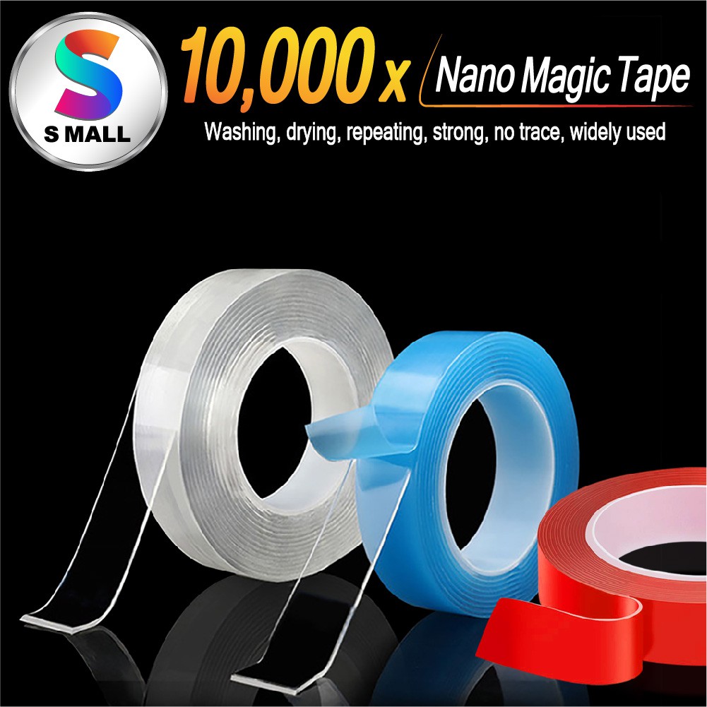 S MALL Multifunctional Strongly Sticky DoubleSided Adhesive Nano Tape