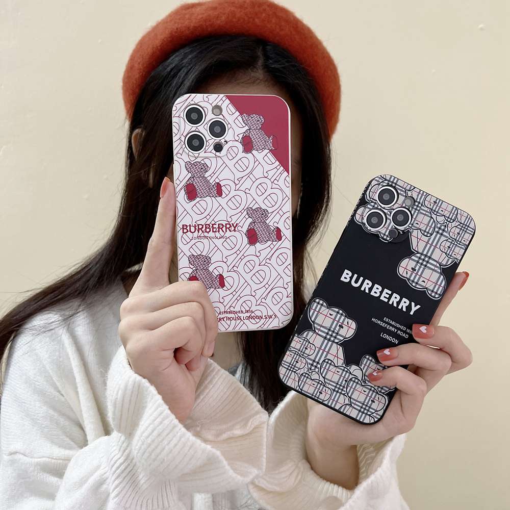 iPhone Case Burberry bear Pattern Soft TPU Protective Cover for Apple 6 7 8  Plus X XS Max XR 11 12 13 Pro Max | Shopee Malaysia