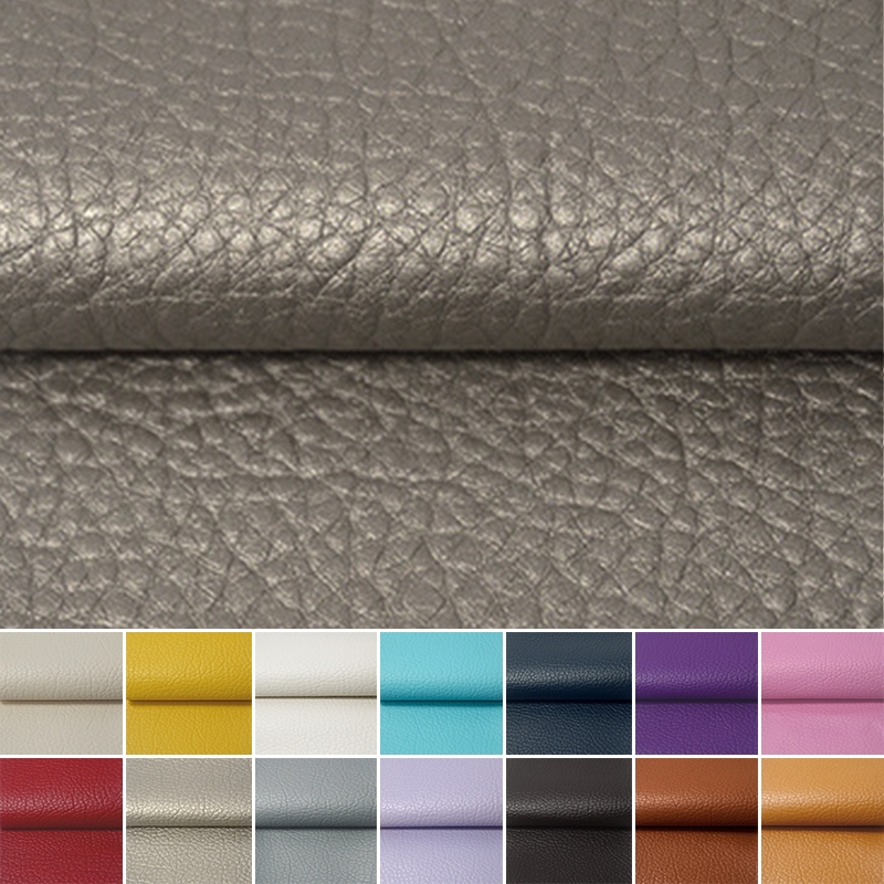 Leather Cloth Lychee Leather Faux Upholstery Vinyl Leatherette Leather Fabric Pu Shopee Malaysia