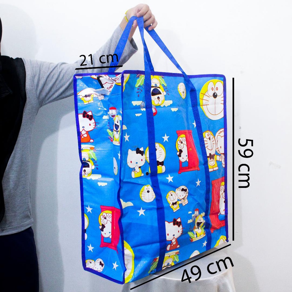 Plastic Sack Bag Large Clothes Bag Cheap Travelbag Folding Shopping Bag