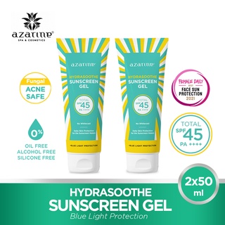 (Twin Pack) Azarine Hydrasoothe Sunscreen Gel SPF45 PA++++ 50ml