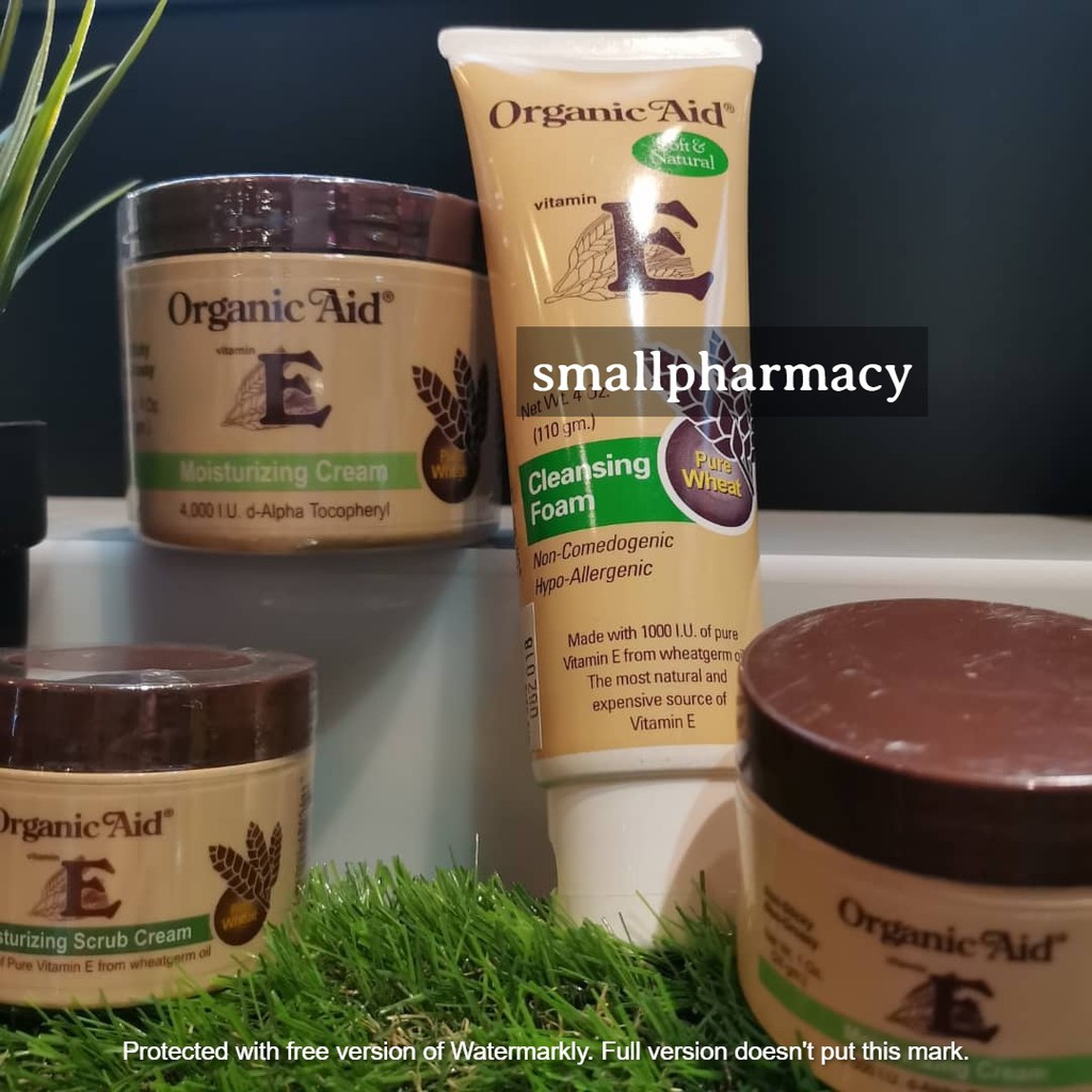organic aid vitamin e cleansing foam