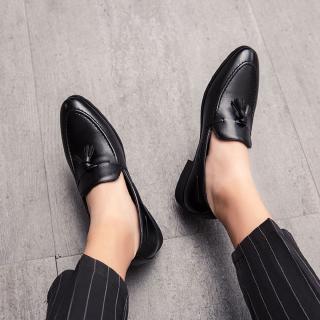 men's black formal loafers