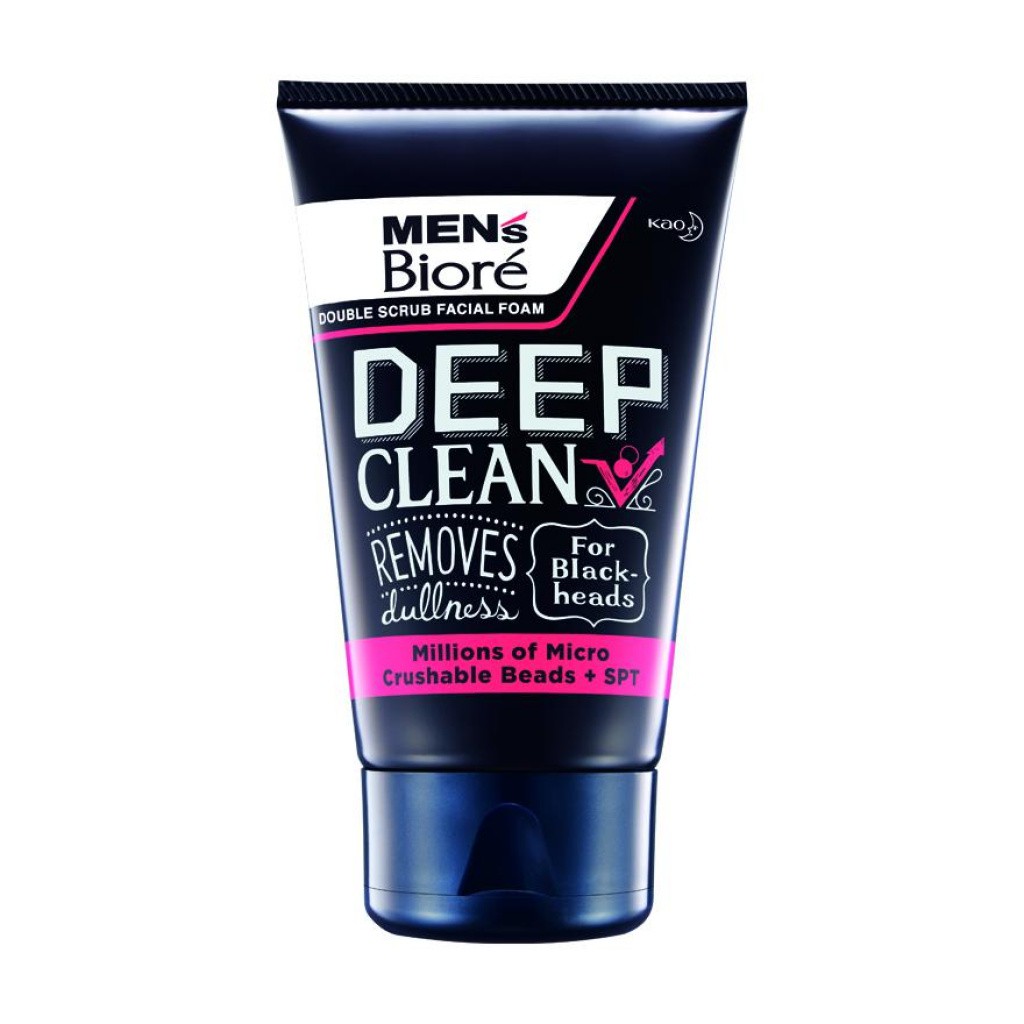 Biore Men Double Scrub Deep Clean 100g Shopee Malaysia