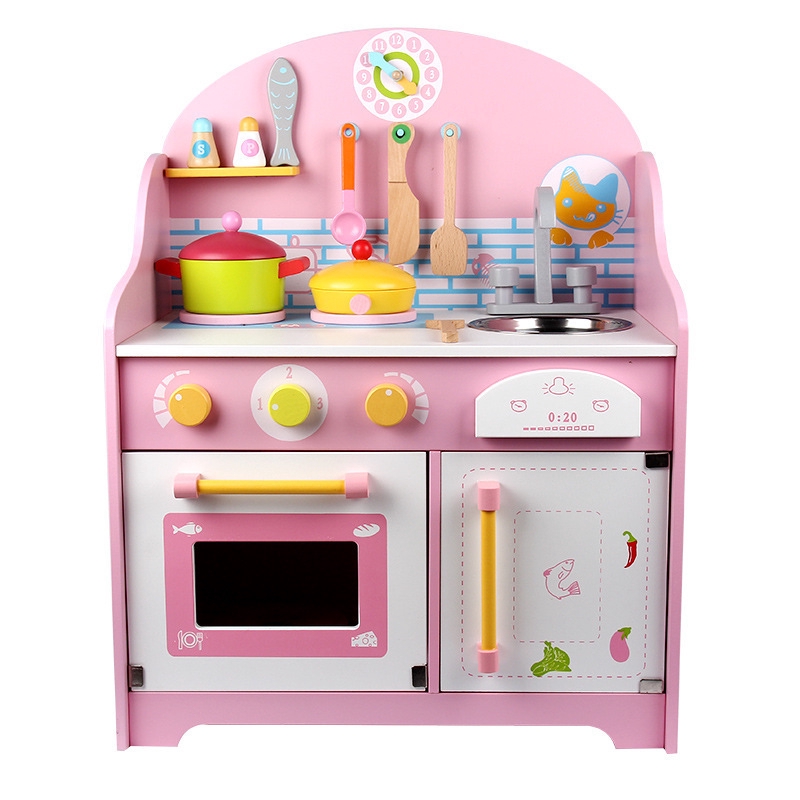 pink kitchen set toy