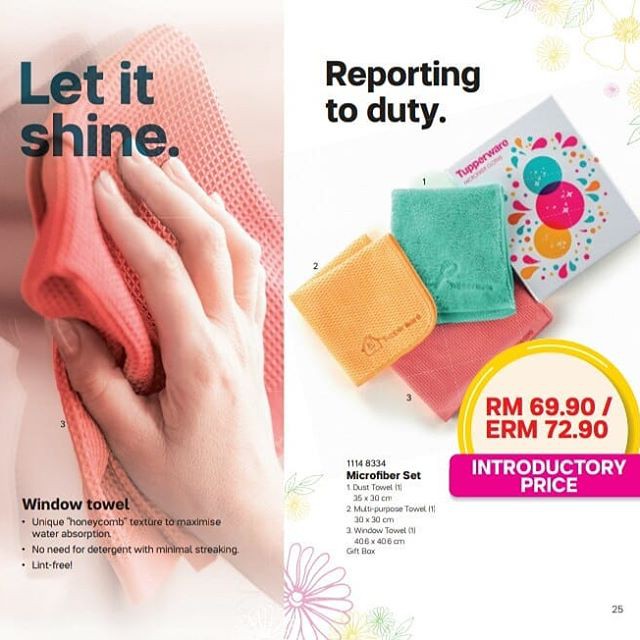 MICROFIBER SET TUPPERWARE
