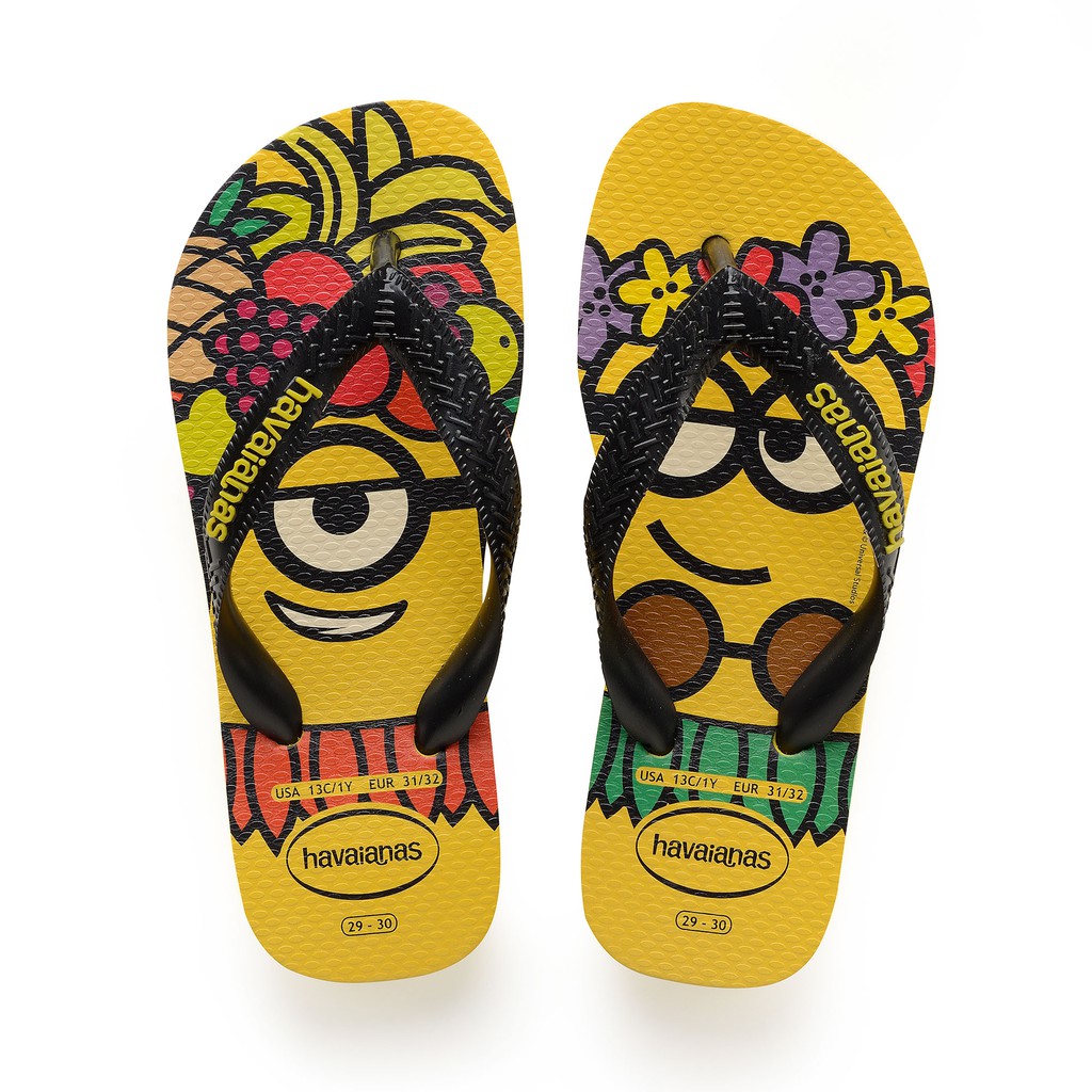 Havaianas Kid Minion Flip Flops  Citric Yellow Shopee 